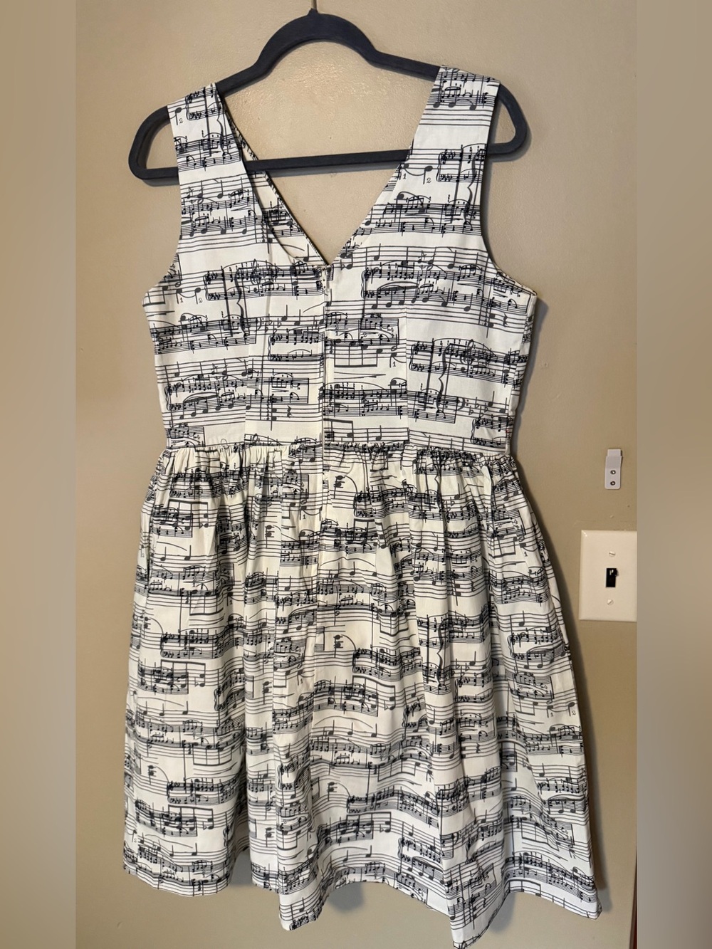 Modcloth Key Of Chic and Music Note Fit-&-Flare Midi Dress - Picture 4 of 10